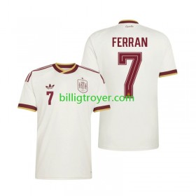 Billige Fotballdrakter Spania Ferran Torres 7 Bortedraktsett World Cup 2026 Kortermet